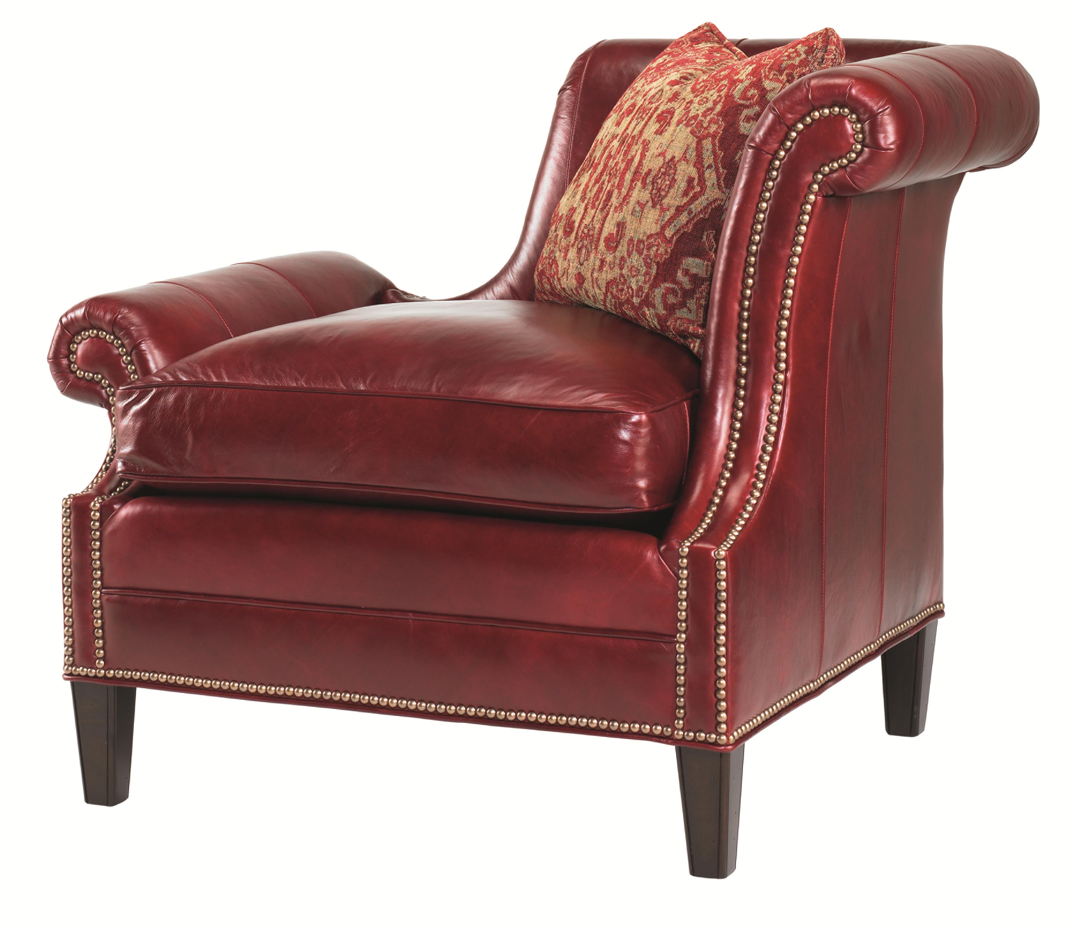 Lexington Leather LL741411R Right Leaning Braddock Upholstered Chair